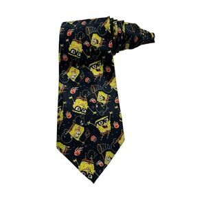 Nickelodeon SpongeBob SquarePants Bubbles Cartoon 2003 Novelty Necktie